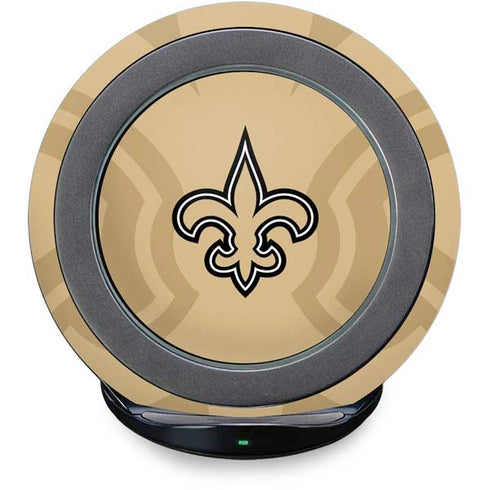NFL New Orleans Saints Double Vision Fast Charge Wireless Charging Stand Skin